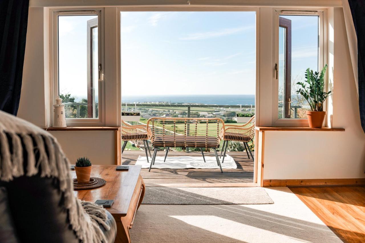 Spacious Sea-View Apt. Overlooking St Ives Bay Gwithian Экстерьер фото
